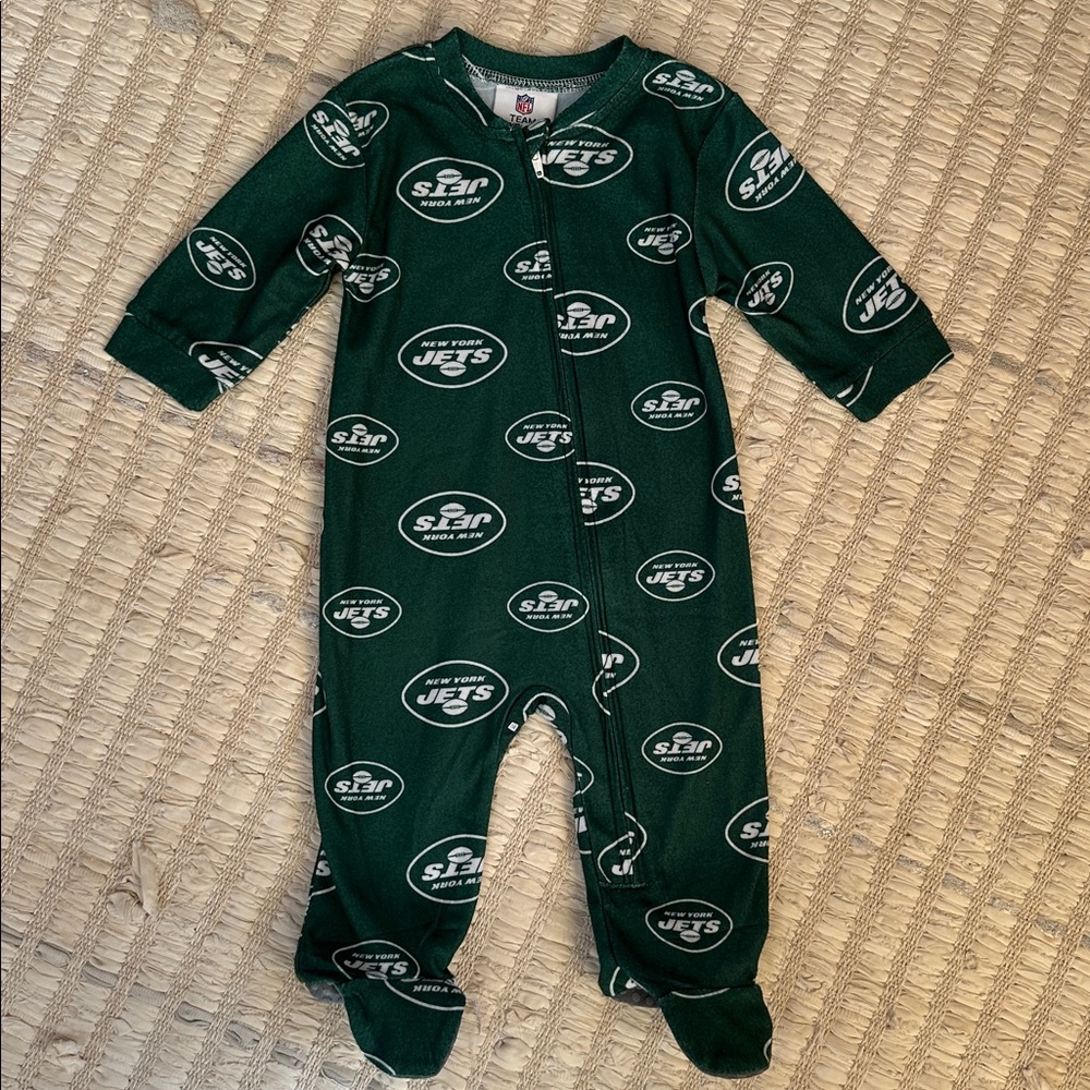 NY Jets 3-6M pajama